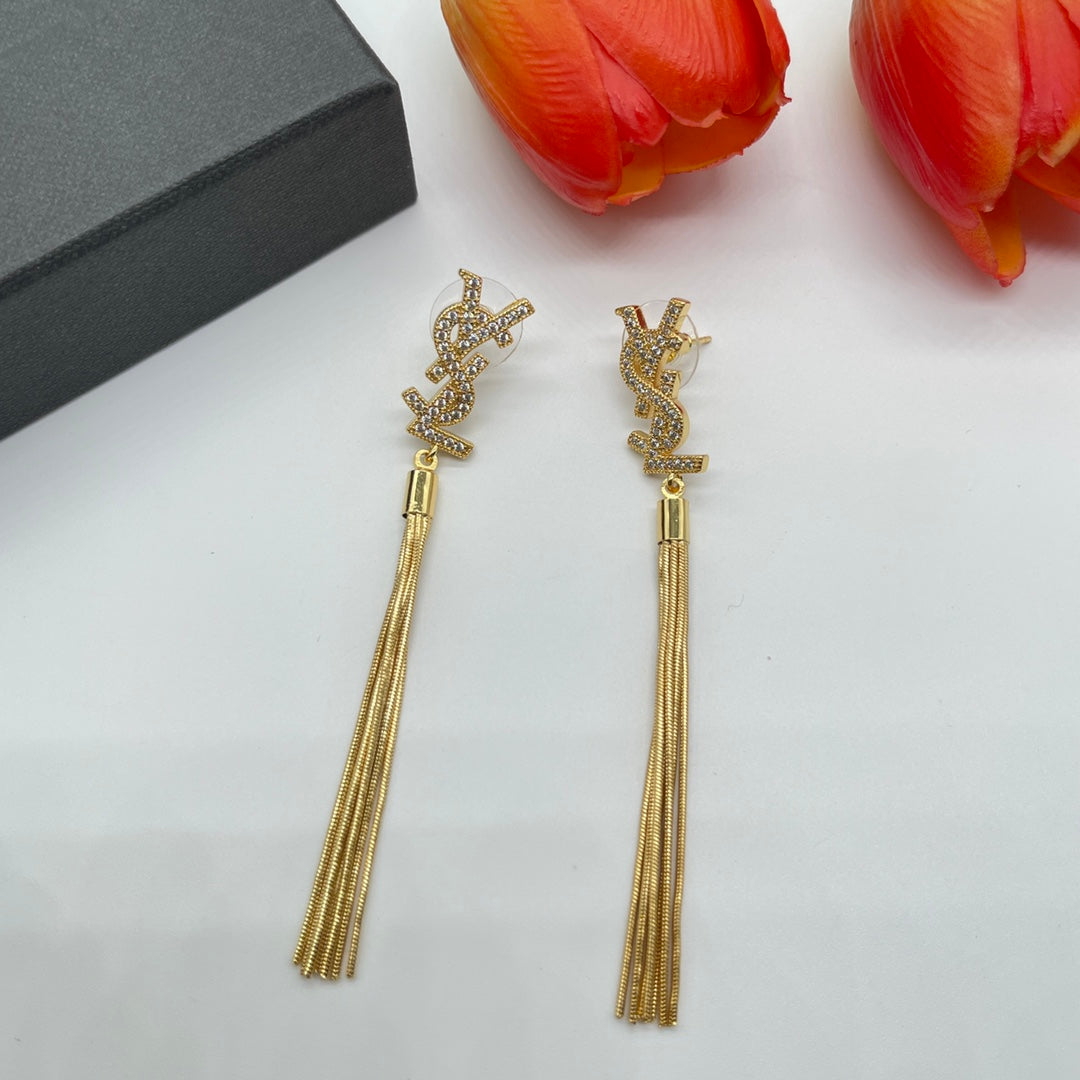 YSL Luxury Earrings | Timeless Elegance & Boutique-Grade Quality 92