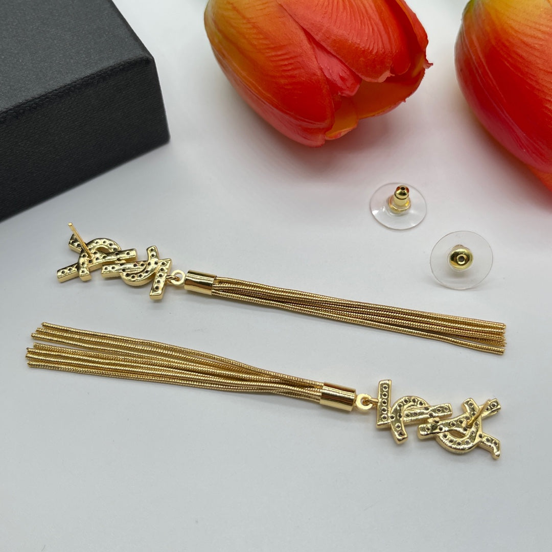 YSL Luxury Earrings | Timeless Elegance & Boutique-Grade Quality 92